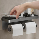 Suporte em Alumínio para Papel Higiênico - SwanBathroom
